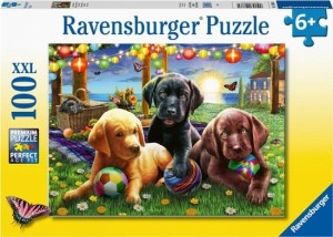 Ravensburger: Honden Picknick (100XXL) kinderpuzzel