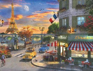 Ravensburger: Paris Sunset (2000) legpuzzel