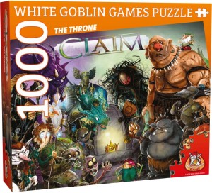 White Goblin Games: Claim legpuzzel The Throne (1000) puzzel OP = OP