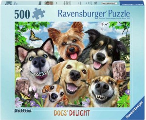 Ravensburger: Selfies Dog's Delight (500) legpuzzel