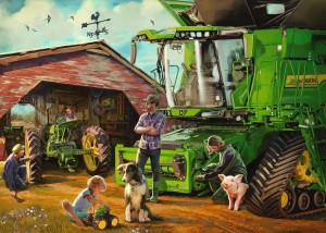 Ravensburger: John Deere Then and Now (1000) legpuzzel