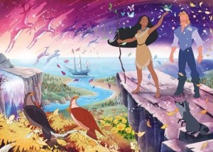 Ravensburger: Disney Pocahontas (1000) disneypuzzel