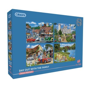  Gibsons: Day out with the family (4x500) legpuzzels