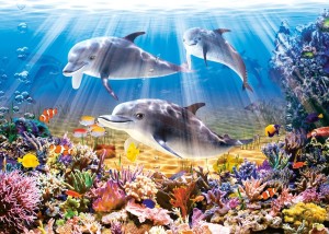 Castorland: Dolphins Underwater (500) legpuzzel