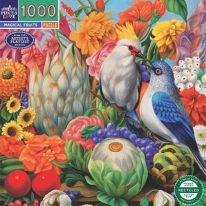 Eeboo: Magical Fruits (1000) vierkante puzzel