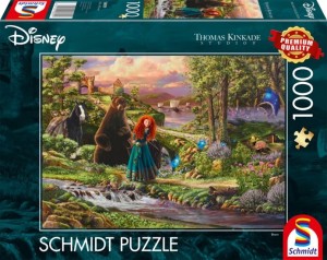 Schmidt: Thomas Kinkade - Disney Brave (1000) disneypuzzel