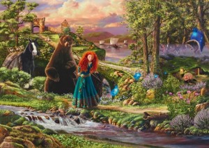 Schmidt: Thomas Kinkade - Disney Brave (1000) disneypuzzel