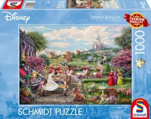 Schmidt: Thomas Kinkade - Disney Cinderella Happily ever After (1000) disneypuzzel