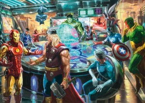 Schmidt: Thomas Kinkade - Marvel The Avengers (1000) legpuzzel