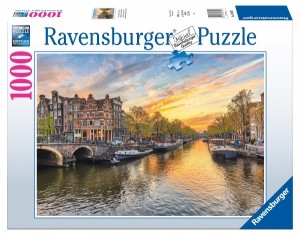 Ravensburger: Amsterdam Grachtenoever (1000) legpuzzel