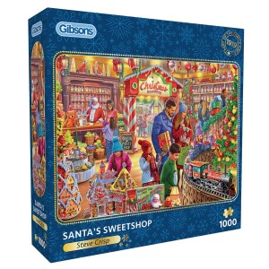 Gibsons: Santa's Sweetshop (1000) kerstpuzzel