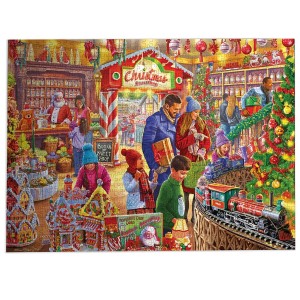 Gibsons: Santa's Sweetshop (1000) kerstpuzzel