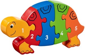 Lanka Kade: Schildpad 1 t/m 5 (5) houten kinderpuzzel