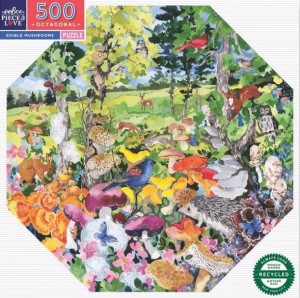 Eeboo: Edible Mushrooms (500) achthoek puzzel