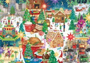 Gibsons: Christmas Around the World (500) kerstpuzzel