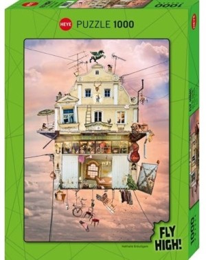 Heye: Fly High - Treasure House (1000) verticale puzzel