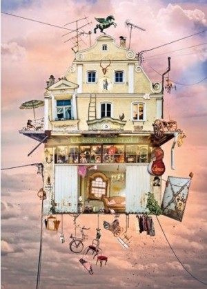 Heye: Fly High - Treasure House (1000) verticale puzzel