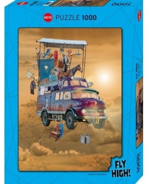 Heye: Fly High - Mobile Home (1000) verticale puzzel