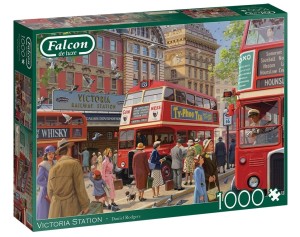 Falcon: Victoria Station (1000) SCHADE AAN DOOS OP = OP