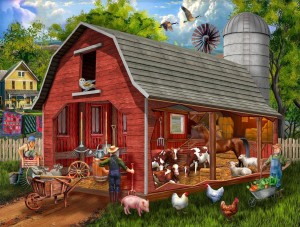 SunsOut: The Old Red Barn (300XXL) legpuzzel