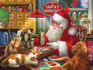 SunsOut: Santa's Quilting Workshop (300XXL) kerstpuzzel