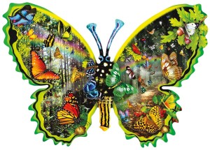 SunsOut: Butterfly Migration (1000) shaped puzzel