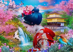 Enjoy: Geisha Garden (1000) legpuzzel