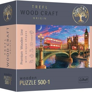 Trefl: Wood Craft - Palace of Westminster (500) houten puzzel