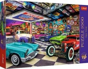 Trefl: Car Collectors Garage (1000) legpuzzel