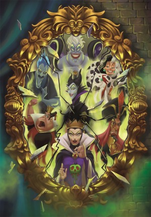 Clementoni: Disney Villains (1000) verticale puzzel