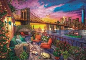 Clementoni: Manhattan Balcony Sunset (3000) legpuzzel