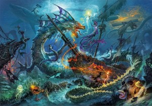 Clementoni: The Underwater Battle (3000) legpuzzel