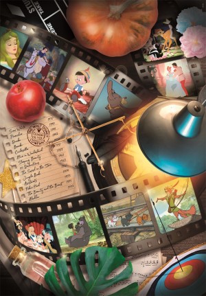 Clementoni: Disney Classic Movies (1000) SCHADE AAN DOOS OP = OP