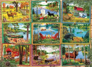 Cobble Hill: Postcards from Lake Country (1000) legpuzzel