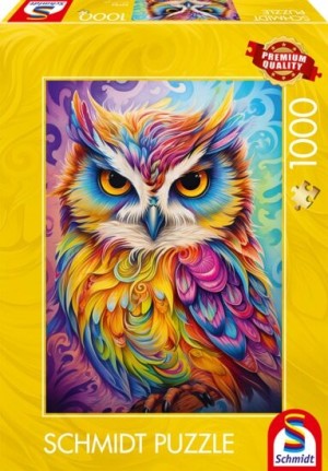 Schmidt: The Parrot Owl (1000) verticale puzzel